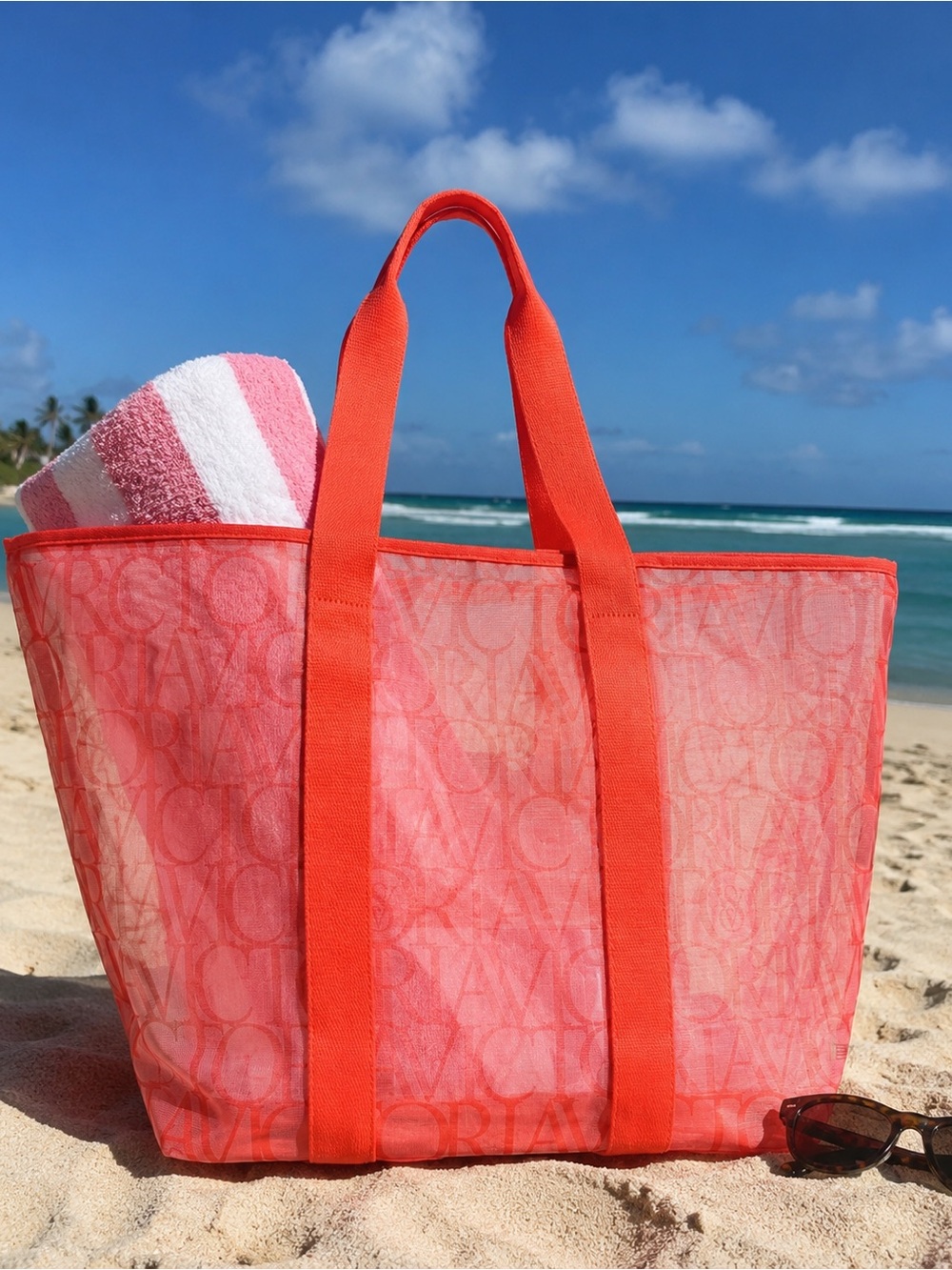 Victoria’s Secret Logo Beach Tote Bag